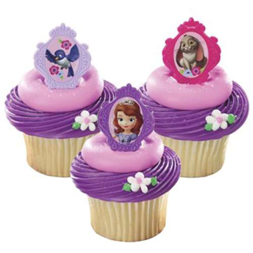 Sofia The First Cupcake Decorating Rings - Click Image to Close